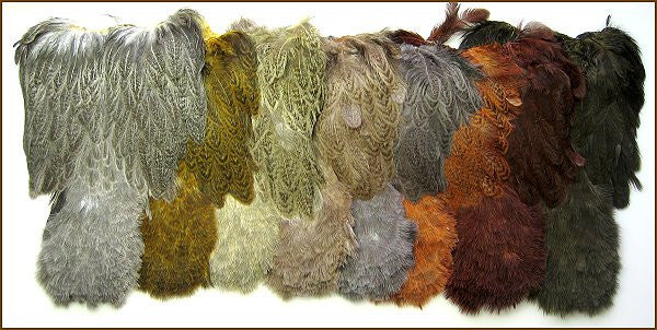 Feather pelts